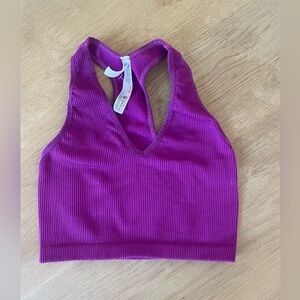 FP Movement Ribbed Purple Bralette